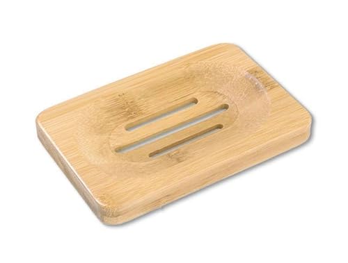 Abaseen 1x Sustainable Bamboo Soap Dish | Drainage Holes | Natural Wooden Soap Holder for Bathroom and Kitchen 1 Abaseen 1x Sustainable Bamboo Soap Dish | Drainage Holes | Natural Wooden Soap Holder for Bathroom and Kitchen