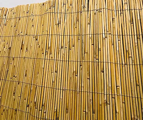 Abaseen Extra Thick Natural Peeled Reed Fence, Garden Screening Fence Panels, Privacy & Protective Screening Roll for Outdoor Wind and Sun Protection (8mm-10mm Thickness) 5 Abaseen Extra Thick Natural Peeled Reed Fence, Garden Screening Fence Panels, Privacy & Protective Screening Roll for Outdoor Wind and Sun Protection (8mm-10mm Thickness) - Image 5