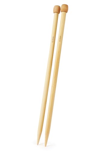 Aeelike 12mm Knitting Needles UK, Chunky Bamboo Knitting Needles, 35cm Long Thick Wooden Knitting Needles for Arthritic Hands, Large Knitting Needles for Chunky Blanket, 12mm Knitting Needles Wood 1 Aeelike 12mm Knitting Needles UK, Chunky Bamboo Knitting Needles, 35cm Long Thick Wooden Knitting Needles for Arthritic Hands, Large Knitting Needles for Chunky Blanket, 12mm Knitting Needles Wood