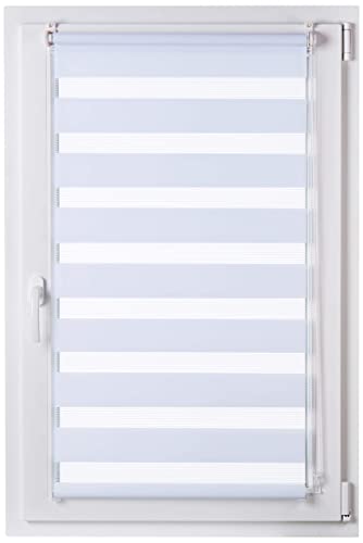 Amazon Basics Double layer rollo blind, White, 66 x 150 cm 2 Amazon Basics Double layer rollo blind, White, 66 x 150 cm - Image 2