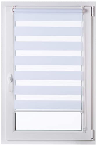 Amazon Basics Double layer rollo blind, White, 66 x 150 cm 4 Amazon Basics Double layer rollo blind, White, 66 x 150 cm - Image 4