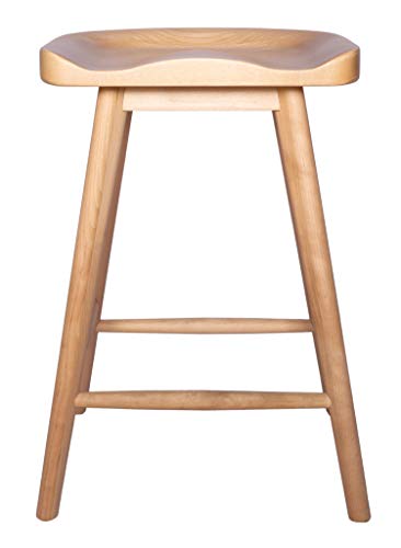 Amazon Brand - Rivet Kitchen Height Bar Counter Stool, Birch, Natural Finish, 36.6 cm D x 44 cm W x 61.5 cm H 4 Amazon Brand - Rivet Kitchen Height Bar Counter Stool, Birch, Natural Finish, 36.6 cm D x 44 cm W x 61.5 cm H - Image 4