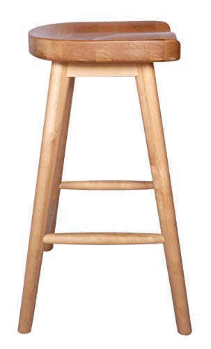 Amazon Brand - Rivet Kitchen Height Bar Counter Stool, Birch, Natural Finish, 36.6 cm D x 44 cm W x 61.5 cm H 5 Amazon Brand - Rivet Kitchen Height Bar Counter Stool, Birch, Natural Finish, 36.6 cm D x 44 cm W x 61.5 cm H - Image 5