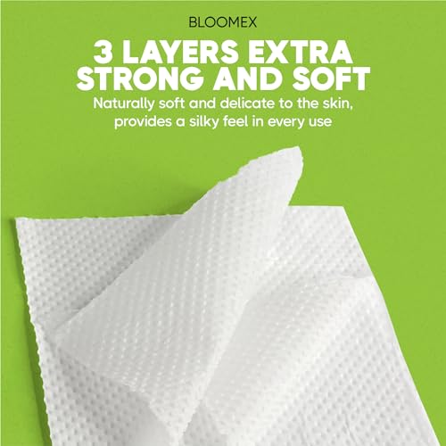 BLOOMEX® Bamboo Toilet Rolls - 48 Rolls, Premium 3-Ply, 230 Large Sheets | Plastic Free Packaging, Sustainable Tissue Paper | Bleach Free White Toilet Tissue. 3 BLOOMEX® Bamboo Toilet Rolls - 48 Rolls, Premium 3-Ply, 230 Large Sheets | Plastic Free Packaging, Sustainable Tissue Paper | Bleach Free White Toilet Tissue. - Image 3