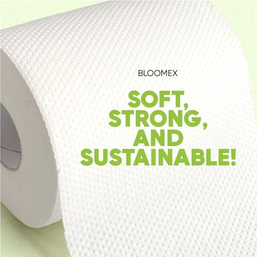 BLOOMEX Bamboo Toilet Rolls Bulk Buy - 24 Rolls, 3-Ply, 230 Sheets Per Roll | Plastic Free Packaging, Sustainable Tissue Paper | Bleach Free White Toilet Tissue. 6 BLOOMEX Bamboo Toilet Rolls Bulk Buy - 24 Rolls, 3-Ply, 230 Sheets Per Roll | Plastic Free Packaging, Sustainable Tissue Paper | Bleach Free White Toilet Tissue. - Image 6
