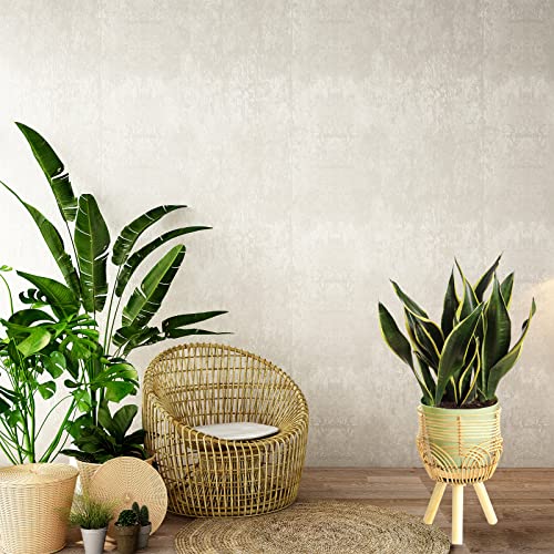 IUIBMI Bamboo Woven Plant Pot Stand with Wooden Legs Rattan Basket Flower Pot Indoor Planter Stand for Living Room Balcony Patio 6 IUIBMI Bamboo Woven Plant Pot Stand with Wooden Legs Rattan Basket Flower Pot Indoor Planter Stand for Living Room Balcony Patio - Image 6