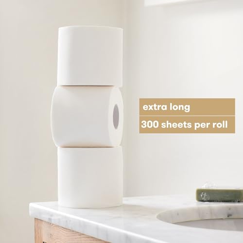 Bumboo Bamboo Toilet Roll 24 Pack | Toilet Paper 3 ply, 300 Sheets | Organic Eco Toilet Paper | Plastic-Free, Soft, Strong, Sustainable & Biodegradable Toilet Tissue 2 Bumboo Bamboo Toilet Roll 24 Pack | Toilet Paper 3 ply, 300 Sheets | Organic Eco Toilet Paper | Plastic-Free, Soft, Strong, Sustainable & Biodegradable Toilet Tissue - Image 2