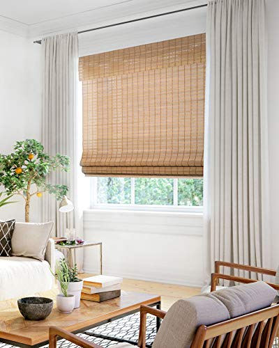 CHICOLOGY Bamboo Blinds, Bamboo Shades, Roman Shades for Windows, Roman Window Shades, Window Shades for Home, Bamboo Shades for Patio, Blinds & Shades, Window Shade, 34"W X 64"H, Squirrel 5 CHICOLOGY Bamboo Blinds, Bamboo Shades, Roman Shades for Windows, Roman Window Shades, Window Shades for Home, Bamboo Shades for Patio, Blinds & Shades, Window Shade, 34"W X 64"H, Squirrel - Image 5