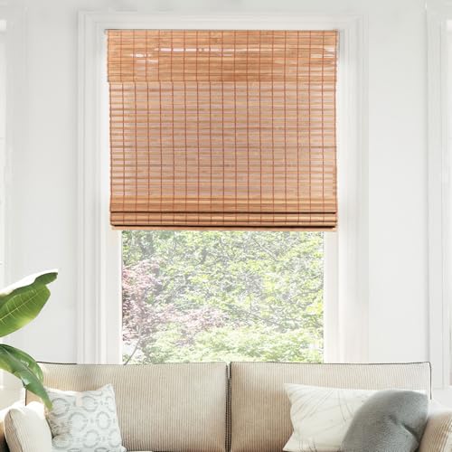 CHICOLOGY Bamboo Blinds, Bamboo Shades, Roman Shades for Windows, Roman Window Shades, Window Shades for Home, Bamboo Shades for Patio, Blinds & Shades, Window Shade, 34"W X 64"H, Squirrel 1 CHICOLOGY Bamboo Blinds, Bamboo Shades, Roman Shades for Windows, Roman Window Shades, Window Shades for Home, Bamboo Shades for Patio, Blinds & Shades, Window Shade, 34"W X 64"H, Squirrel