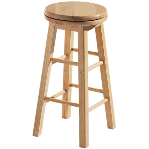 Chef Vida Modern Breakfast Bar Stool, 360 Swivel Kitchen Counter Home Bar Seat, Solid Wood (1, Pine) 1 Chef Vida Modern Breakfast Bar Stool, 360 Swivel Kitchen Counter Home Bar Seat, Solid Wood (1, Pine)