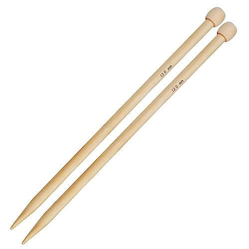 Coopay 12.0mm Knitting Needles 25cm Short, Smooth and Light Bamboo Knitting Needles for Arthritic Hands, Shorter Needles for Beginners Children Knitters, Knitting Pins for Blanket Knitting Smaller 1 Coopay 12.0mm Knitting Needles 25cm Short, Smooth and Light Bamboo Knitting Needles for Arthritic Hands, Shorter Needles for Beginners Children Knitters, Knitting Pins for Blanket Knitting Smaller