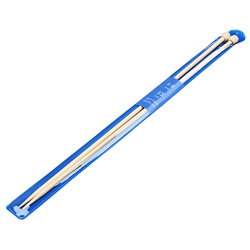 Coopay Bamboo Knitting Needles 5.0mm x 35cm, Warm Wooden Knitting Needles for Arthritic Hands, Knitting Pins Beginners Professional Knitters, Long Needles for Jumpers Blankets Large Projects 6 Coopay Bamboo Knitting Needles 5.0mm x 35cm, Warm Wooden Knitting Needles for Arthritic Hands, Knitting Pins Beginners Professional Knitters, Long Needles for Jumpers Blankets Large Projects - Image 6