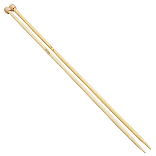 Coopay Bamboo Knitting Needles 5.0mm x 35cm, Warm Wooden Knitting Needles for Arthritic Hands, Knitting Pins Beginners Professional Knitters, Long Needles for Jumpers Blankets Large Projects 1 Coopay Bamboo Knitting Needles 5.0mm x 35cm, Warm Wooden Knitting Needles for Arthritic Hands, Knitting Pins Beginners Professional Knitters, Long Needles for Jumpers Blankets Large Projects