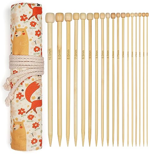 Coopay Short Knitting Needles Set, Lightweight Bamboo Knitting Needles Set 25cm, Small Knitting Needles for Beginners Adults Kids, Knitting Needles Sets with Case 2 Coopay Short Knitting Needles Set, Lightweight Bamboo Knitting Needles Set 25cm, Small Knitting Needles for Beginners Adults Kids, Knitting Needles Sets with Case - Image 2