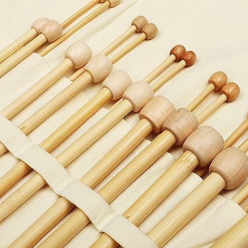 Coopay Short Knitting Needles Set, Lightweight Bamboo Knitting Needles Set 25cm, Small Knitting Needles for Beginners Adults Kids, Knitting Needles Sets with Case 4 Coopay Short Knitting Needles Set, Lightweight Bamboo Knitting Needles Set 25cm, Small Knitting Needles for Beginners Adults Kids, Knitting Needles Sets with Case - Image 4