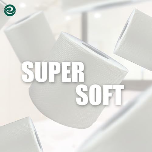 Eco Soul Bamboo Toilet Roll 24 Pack of 3 Ply Toilet Paper 300 Sheets per Roll | Compostable - FSC Certified Soft & Strong Sustainable Loo Roll Eco-Friendly Septic Safe Organic Bath Tissues 5 Eco Soul Bamboo Toilet Roll 24 Pack of 3 Ply Toilet Paper 300 Sheets per Roll | Compostable - FSC Certified Soft & Strong Sustainable Loo Roll Eco-Friendly Septic Safe Organic Bath Tissues - Image 5