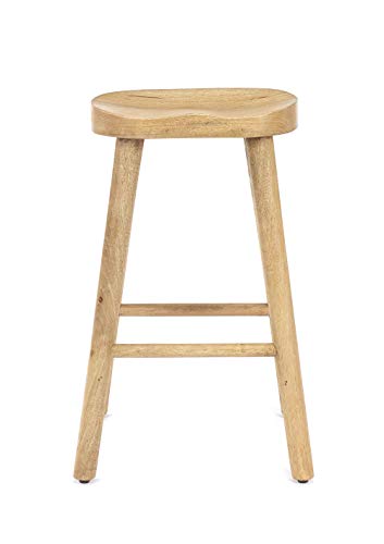Elm home and garden 68cm Wooden Bar Stool Kitchen Pub Cafe Solid 4 Elm home and garden 68cm Wooden Bar Stool Kitchen Pub Cafe Solid - Image 4