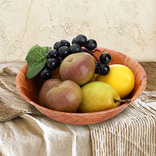 Elsjoy 8 Pack Wooden Woven Salad Bowl, 8 Inch Stackable Round Wood Serving Bowl, Rustic Mixing Bowl for Salad, Fruits, Vegetables, Natural Birch Wood 6 Elsjoy 8 Pack Wooden Woven Salad Bowl, 8 Inch Stackable Round Wood Serving Bowl, Rustic Mixing Bowl for Salad, Fruits, Vegetables, Natural Birch Wood - Image 6