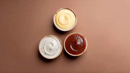 FOOGO Green 25pcs Disposable Palm Leaf Mini Bowls, 4" (10cm) Round, 90ml (3oz), Mini Ketchup Pots, Sauces & Dips, Eco Friendly Home Compostable, Like Wooden, Bamboo and Paper Bowls 2 FOOGO Green 25pcs Disposable Palm Leaf Mini Bowls, 4" (10cm) Round, 90ml (3oz), Mini Ketchup Pots, Sauces & Dips, Eco Friendly Home Compostable, Like Wooden, Bamboo and Paper Bowls - Image 2