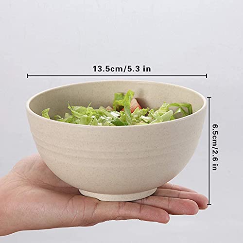 5Pack Plastic Bowls, Unbreakable Pasta Bowls Food-Safe Lightweight Reusable Tableware Dinnerware Fruit Snack Container Healthy Camping Bowl for Kids Adult (Color) 2 5Pack Plastic Bowls, Unbreakable Pasta Bowls Food-Safe Lightweight Reusable Tableware Dinnerware Fruit Snack Container Healthy Camping Bowl for Kids Adult (Color) - Image 2