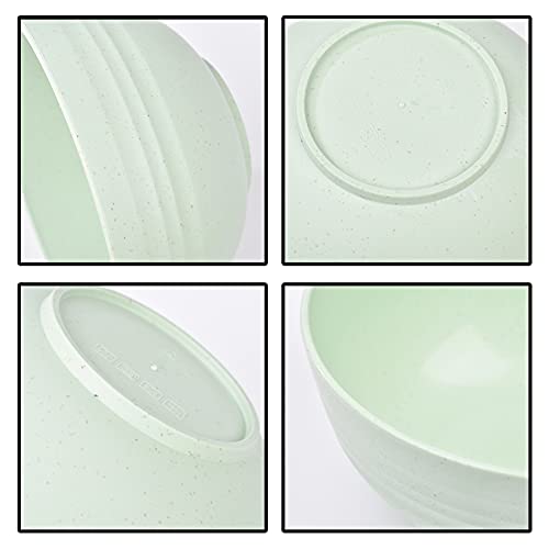 5Pack Plastic Bowls, Unbreakable Pasta Bowls Food-Safe Lightweight Reusable Tableware Dinnerware Fruit Snack Container Healthy Camping Bowl for Kids Adult (Color) 3 5Pack Plastic Bowls, Unbreakable Pasta Bowls Food-Safe Lightweight Reusable Tableware Dinnerware Fruit Snack Container Healthy Camping Bowl for Kids Adult (Color) - Image 3