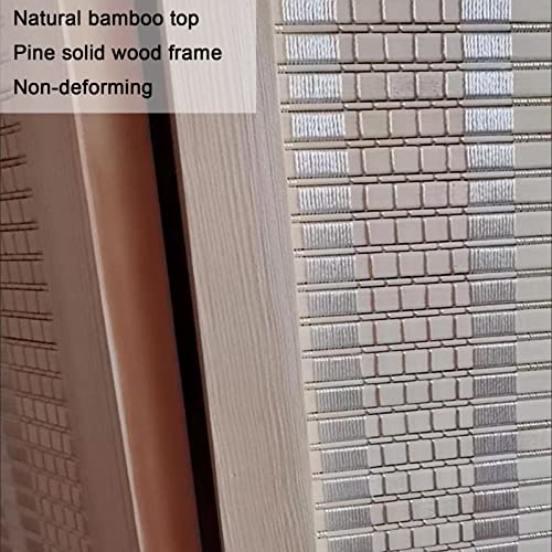 IBOWZ Folding Room Dividers Folding Room Screen Divider, Standing Bamboo Weaving Decorative Privacy Screen Panel Partition, Hinged Folding Office Bedroom Study Space Divider, 4 Sizes 3 IBOWZ Folding Room Dividers Folding Room Screen Divider, Standing Bamboo Weaving Decorative Privacy Screen Panel Partition, Hinged Folding Office Bedroom Study Space Divider, 4 Sizes - Image 3