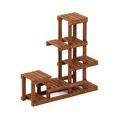 Furinno Tioman Hardwood Flower Stand in Teak Oil, Natural, FG18451 3 Furinno Tioman Hardwood Flower Stand in Teak Oil, Natural, FG18451 - Image 3