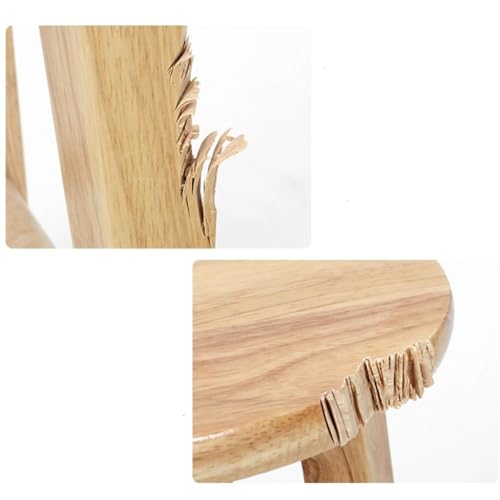 HCZION Bamboo Bar Stool Round Height Seat Breakfast Barstool Backless Counter Stools Rustic Wood Tall Bar Stools For Kitchen Island Dining Room Farmhouse (Size : 80cm/31.4in) 4 HCZION Bamboo Bar Stool Round Height Seat Breakfast Barstool Backless Counter Stools Rustic Wood Tall Bar Stools For Kitchen Island Dining Room Farmhouse (Size : 80cm/31.4in) - Image 4