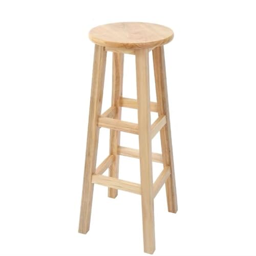 HCZION Bamboo Bar Stool Round Height Seat Breakfast Barstool Backless Counter Stools Rustic Wood Tall Bar Stools For Kitchen Island Dining Room Farmhouse (Size : 80cm/31.4in) 1 HCZION Bamboo Bar Stool Round Height Seat Breakfast Barstool Backless Counter Stools Rustic Wood Tall Bar Stools For Kitchen Island Dining Room Farmhouse (Size : 80cm/31.4in)