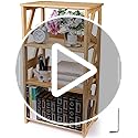 Hedume Bookcase, 3-Tier Open Shelf Bookcase, Small Bamboo Bookshelf, Bamboo Natural Shelving, Book Organizer Storage Open Shelf Rack, Display Shelves for Bedroom, Living Room, Office, Bathroom 6 Hedume Bookcase, 3-Tier Open Shelf Bookcase, Small Bamboo Bookshelf, Bamboo Natural Shelving, Book Organizer Storage Open Shelf Rack, Display Shelves for Bedroom, Living Room, Office, Bathroom - Image 6