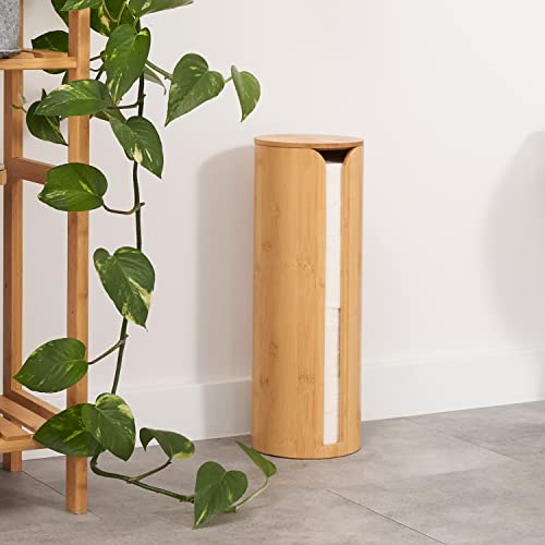 Hennez® Toilet Paper Storage - Toilet Paper Storage Bamboo - Replacement Roll Holder Toilet Paper - Toilet Roll Storage Bamboo - Toilet Paper Storage Wood - Toilet Rolls Storage Toilet 9 Hennez® Toilet Paper Storage - Toilet Paper Storage Bamboo - Replacement Roll Holder Toilet Paper - Toilet Roll Storage Bamboo - Toilet Paper Storage Wood - Toilet Rolls Storage Toilet - Image 9