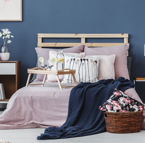 KLASS Bamboo Bed Table with Foldable Legs, Multipurpose Laptray Breakfast in Bed Tray, Snack Tray For Sofa, Laptop Stand 6 KLASS Bamboo Bed Table with Foldable Legs, Multipurpose Laptray Breakfast in Bed Tray, Snack Tray For Sofa, Laptop Stand - Image 6