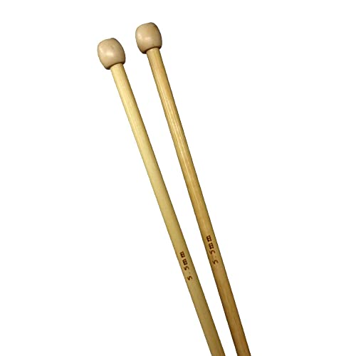 Knitting Needles Bamboo Single Point Eco Friendly Pair 25cm x 5.5mm 1 Knitting Needles Bamboo Single Point Eco Friendly Pair 25cm x 5.5mm
