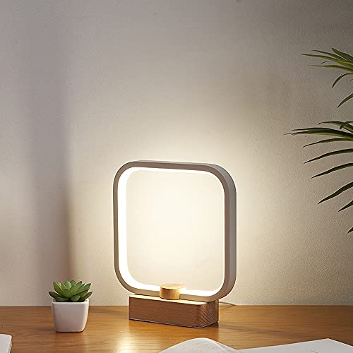 LED Wood Table Lamp, 3-Color Temperature Bedside Lamp,Bedroom Bedside Night Light, Dimmable Led Lighting, Small Table Lamps for Living Room OfficeCreative Home Decor, Unique House warmging Gift 3 LED Wood Table Lamp, 3-Color Temperature Bedside Lamp,Bedroom Bedside Night Light, Dimmable Led Lighting, Small Table Lamps for Living Room OfficeCreative Home Decor, Unique House warmging Gift - Image 3