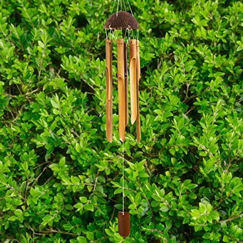 Laeto House And Home Wind Chime Windchime Outdoor Wooden Bamboo Chimes Garden For Perfect Memorial Gifts (Medium) 4 Laeto House And Home Wind Chime Windchime Outdoor Wooden Bamboo Chimes Garden For Perfect Memorial Gifts (Medium) - Image 4