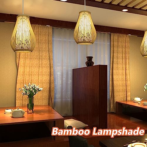 SMELEYOU Lamp Shades Ceiling, Light Shade, Bamboo Woven Lampshade 28 * 18cm Bamboo Pendant Light Shade Decorative Ceiling Light Shade for Home Restaurant Corridor Bar Coffee Decor 6 SMELEYOU Lamp Shades Ceiling, Light Shade, Bamboo Woven Lampshade 28 * 18cm Bamboo Pendant Light Shade Decorative Ceiling Light Shade for Home Restaurant Corridor Bar Coffee Decor - Image 6