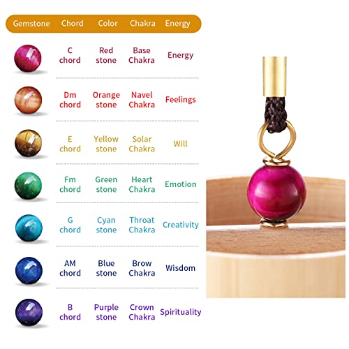 LeSage Chakra Chime Bamboo Wind Chimes Meditation Wind Bells for Sound Healing Chimes Yoga Zen Windchime C Chord Wind Chimes for Sound Therapy 4 LeSage Chakra Chime Bamboo Wind Chimes Meditation Wind Bells for Sound Healing Chimes Yoga Zen Windchime C Chord Wind Chimes for Sound Therapy - Image 4