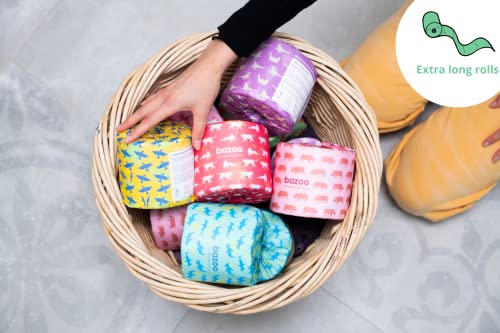 Luxury Bamboo Toilet Paper - 370 Sheets/Roll, Plastic Free, Eco Friendly, Septic Safe, Biodegradable Bath Tissue with Soft, Quick Dissolving 3 Ply Sheets - Double-Length Bamboo Toilet Rolls 3 Luxury Bamboo Toilet Paper - 370 Sheets/Roll, Plastic Free, Eco Friendly, Septic Safe, Biodegradable Bath Tissue with Soft, Quick Dissolving 3 Ply Sheets - Double-Length Bamboo Toilet Rolls - Image 3