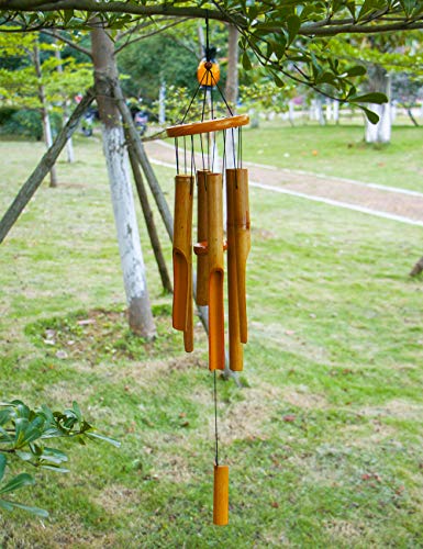 MUMTOP Bamboo Wind Chimes Outdoor Wooden Music Wind Chimes for Garden, Patio, Home or Outdoor Decor 7 MUMTOP Bamboo Wind Chimes Outdoor Wooden Music Wind Chimes for Garden, Patio, Home or Outdoor Decor - Image 7