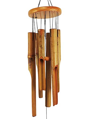 MUMTOP Bamboo Wind Chimes Outdoor Wooden Music Wind Chimes for Garden, Patio, Home or Outdoor Decor 1 MUMTOP Bamboo Wind Chimes Outdoor Wooden Music Wind Chimes for Garden, Patio, Home or Outdoor Decor