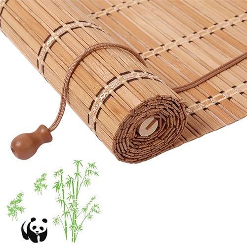 Made To Measure Blinds Bamboo Blinds For Windows Outdoor Handwoven Easy To Install Suitable For Indoor And Outdoor Use F+ carbonized color 1 Made To Measure Blinds Bamboo Blinds For Windows Outdoor Handwoven Easy To Install Suitable For Indoor And Outdoor Use F+ carbonized color