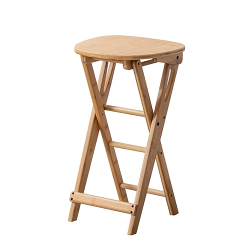 NYASAA 24"/61cm Counter Height Folding Bar Stool, Backless Bamboo Kitchen Dining Chair, Collapsible Breakfast Bar Stool with Footrest, Natural 1 NYASAA 24"/61cm Counter Height Folding Bar Stool, Backless Bamboo Kitchen Dining Chair, Collapsible Breakfast Bar Stool with Footrest, Natural
