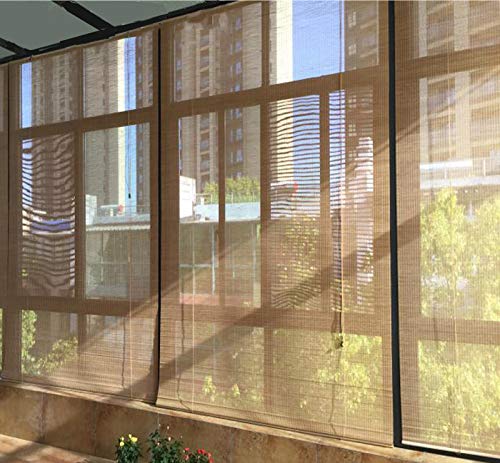 Natural Bamboo Roller Blind,Bamboo Blinds,Roman Roller Shades For Window/Door/Patio,Ceiling or Wall Installation,Light-Transmissive,Non-Transparent,All Installation Parts Included (80x100cm/32x39in) 2 Natural Bamboo Roller Blind,Bamboo Blinds,Roman Roller Shades For Window/Door/Patio,Ceiling or Wall Installation,Light-Transmissive,Non-Transparent,All Installation Parts Included (80x100cm/32x39in) - Image 2