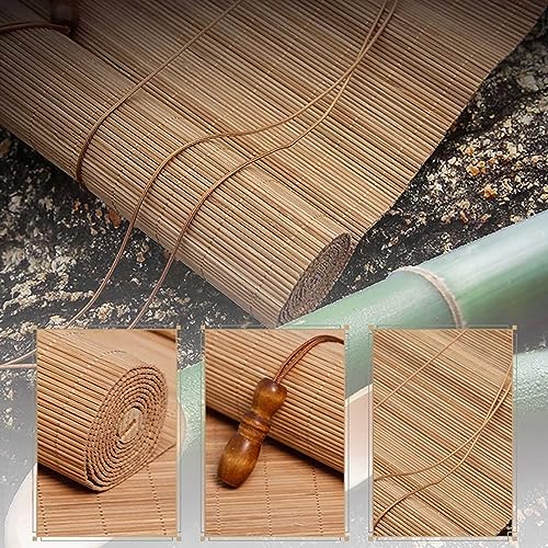 Natural Bamboo Roller Blinds Customizable 45 50 55 60 65 70 75 80 85 90 95 100 105 110 115 120 125 130 135 140 145 150 155 160 165 170 175 180 Wide Roman Blinds with Lift Anti-Uv Bamboo Shades Privacy 2 Natural Bamboo Roller Blinds Customizable 45 50 55 60 65 70 75 80 85 90 95 100 105 110 115 120 125 130 135 140 145 150 155 160 165 170 175 180 Wide Roman Blinds with Lift Anti-Uv Bamboo Shades Privacy - Image 2