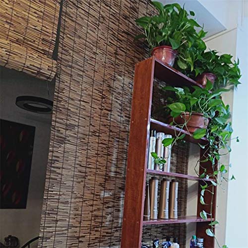 Natural Reed Curtain Roller Blind,Bamboo Blinds Roman Roller Shades,50cm -140cm Wide,Hand-Woven Filter Curtains,Privacy Louver for Window/Door/Patio Balcony,Customizable(100x140cm/39x55in) 5 Natural Reed Curtain Roller Blind,Bamboo Blinds Roman Roller Shades,50cm -140cm Wide,Hand-Woven Filter Curtains,Privacy Louver for Window/Door/Patio Balcony,Customizable(100x140cm/39x55in) - Image 5
