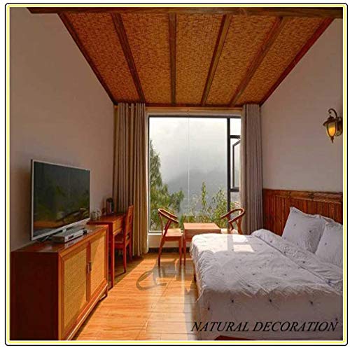 Natural Reed Curtain Roller Blind,Bamboo Blinds Roman Roller Shades,50cm -140cm Wide,Hand-Woven Filter Curtains,Privacy Louver for Window/Door/Patio Balcony,Customizable(100x140cm/39x55in) 7 Natural Reed Curtain Roller Blind,Bamboo Blinds Roman Roller Shades,50cm -140cm Wide,Hand-Woven Filter Curtains,Privacy Louver for Window/Door/Patio Balcony,Customizable(100x140cm/39x55in) - Image 7
