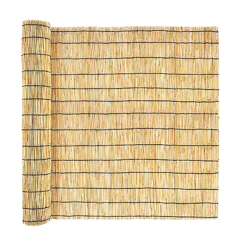 HIDALIFE Reed Privacy Fence, 4FT X 16.4FT Natural Reed Fencing Rolls - Eco-Friendly for Garden, Balcony, Outdoor, Backyard Patio Decors - Includes 50 Zip Ties 1 HIDALIFE Reed Privacy Fence, 4FT X 16.4FT Natural Reed Fencing Rolls - Eco-Friendly for Garden, Balcony, Outdoor, Backyard Patio Decors - Includes 50 Zip Ties