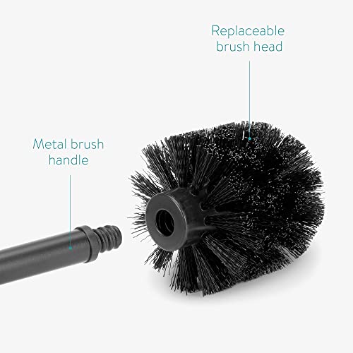 Navaris Toilet Brush and Holder Set - Acacia Wood Toilet Brush Holder and Bathroom Cleaning Brush with Removeable Brush Head - Bathroom Accessory 4 Navaris Toilet Brush and Holder Set - Acacia Wood Toilet Brush Holder and Bathroom Cleaning Brush with Removeable Brush Head - Bathroom Accessory - Image 4