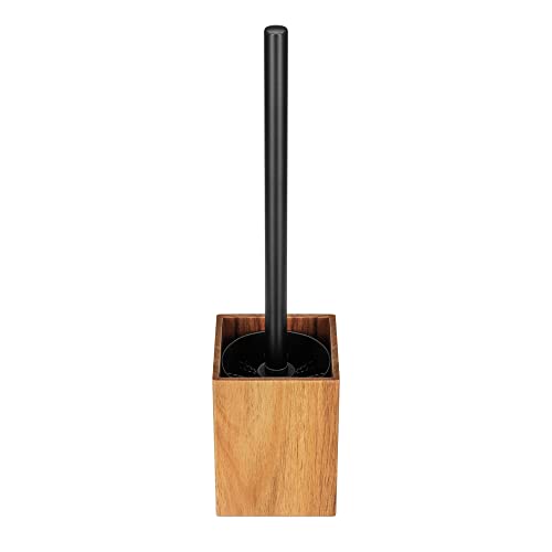 Navaris Toilet Brush and Holder Set - Acacia Wood Toilet Brush Holder and Bathroom Cleaning Brush with Removeable Brush Head - Bathroom Accessory 7 Navaris Toilet Brush and Holder Set - Acacia Wood Toilet Brush Holder and Bathroom Cleaning Brush with Removeable Brush Head - Bathroom Accessory - Image 7