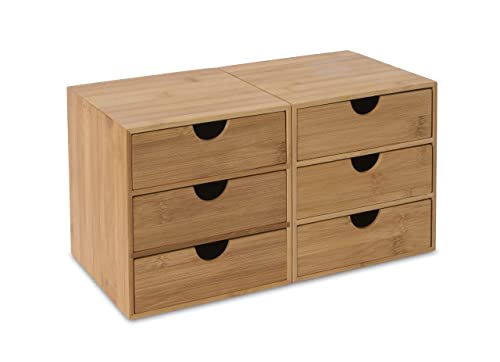 OSCO Bamboo 3 Drawer Chest, BAM-3DC 4 OSCO Bamboo 3 Drawer Chest, BAM-3DC - Image 4